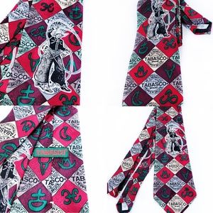 TABASCO Classic Length tie Checker LOGO